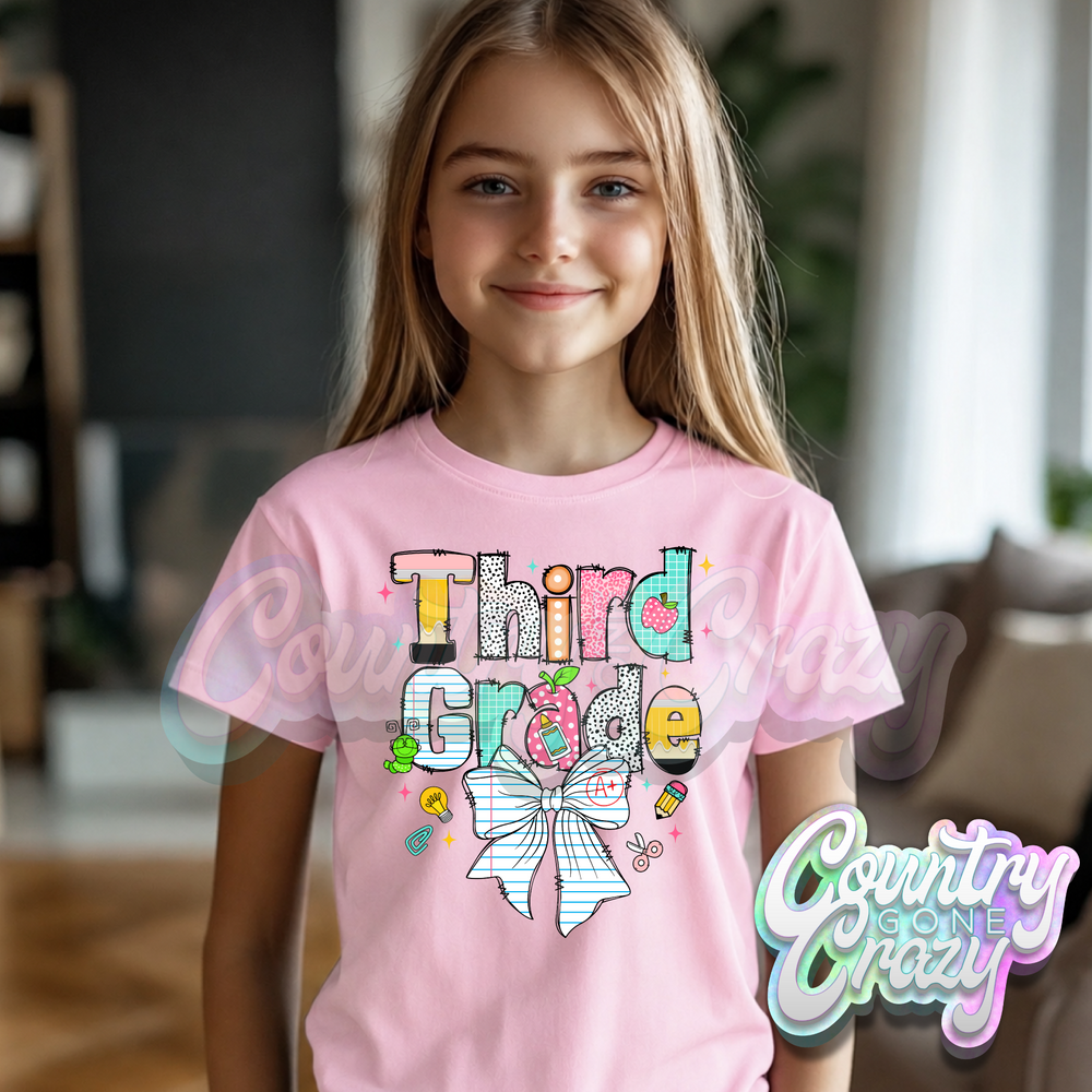 SPIRAL BOW // GRADE LEVEL // T-SHIRT