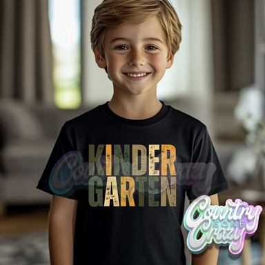 EVERGREEN DISTRESSED // GRADE LEVEL // T-SHIRT-Country Gone Crazy-Country Gone Crazy