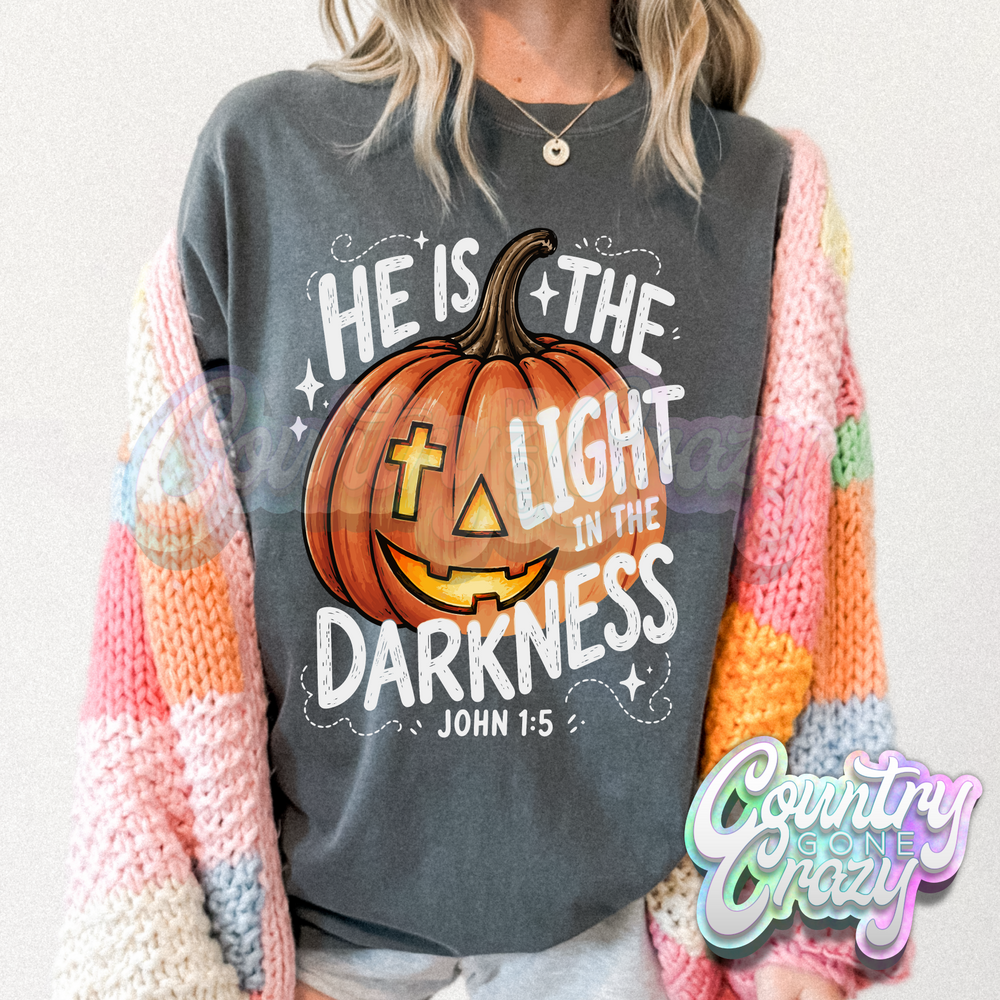 HE IS THE LIGHT WHITE WORDS