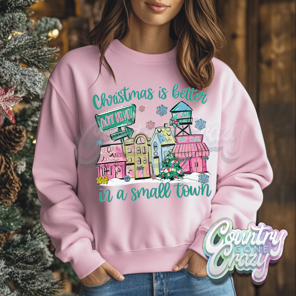 Christmas is Better in a Small Town // Pink-Country Gone Crazy-Country Gone Crazy