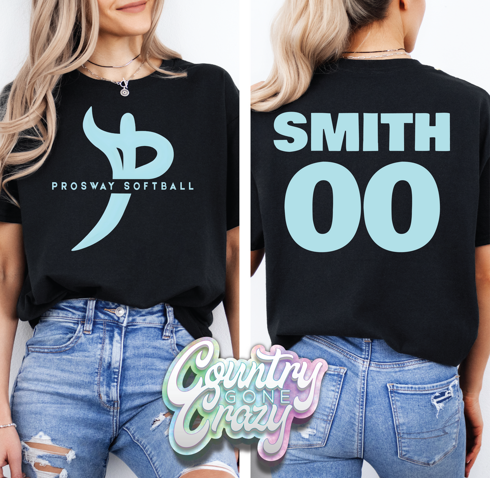 PROSWAY SOFTBALL- DESIGN 1-Country Gone Crazy-Country Gone Crazy