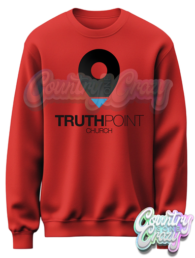 TRUTH POINT CHURCH - GILDAN - LONG SLEEVE - UNISEX-Country Gone Crazy-Country Gone Crazy