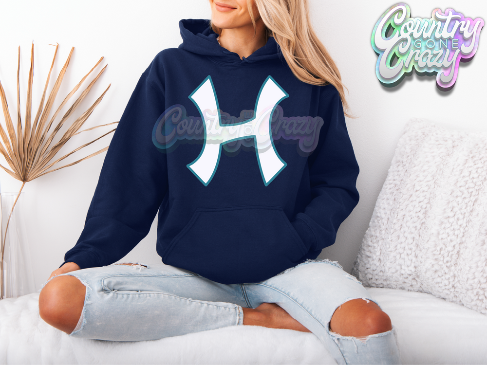 HUSTLE SOFTBALL HOODIE - DESIGN 1-Country Gone Crazy-Country Gone Crazy