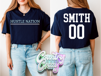 HUSTLE SOFTBALL - DESIGN 3-Country Gone Crazy-Country Gone Crazy