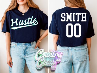 HUSTLE SOFTBALL - DESIGN 4-Country Gone Crazy-Country Gone Crazy