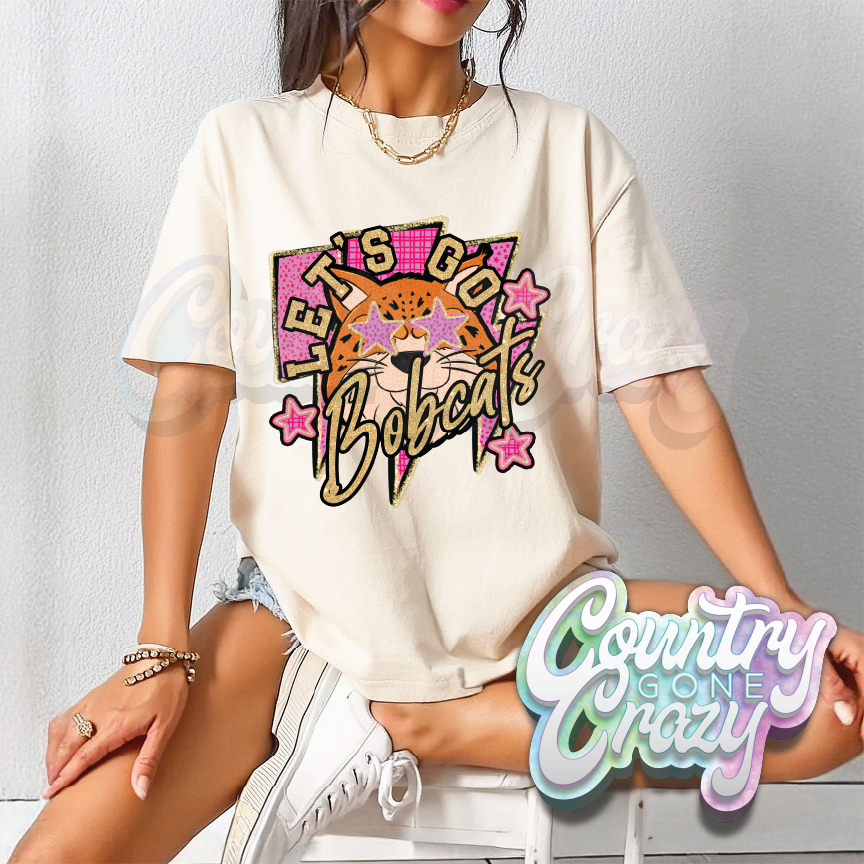 SHIMMER LET'S GO // BOBCATS T-SHIRT