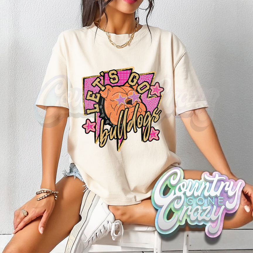 SHIMMER LET'S GO // BULLDOGS  T-SHIRT