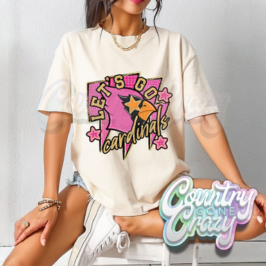 SHIMMER LET'S GO // CARDINALS T-SHIRT-Country Gone Crazy-Country Gone Crazy