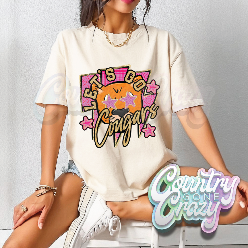 SHIMMER LET'S GO // COUGARS  T-SHIRT