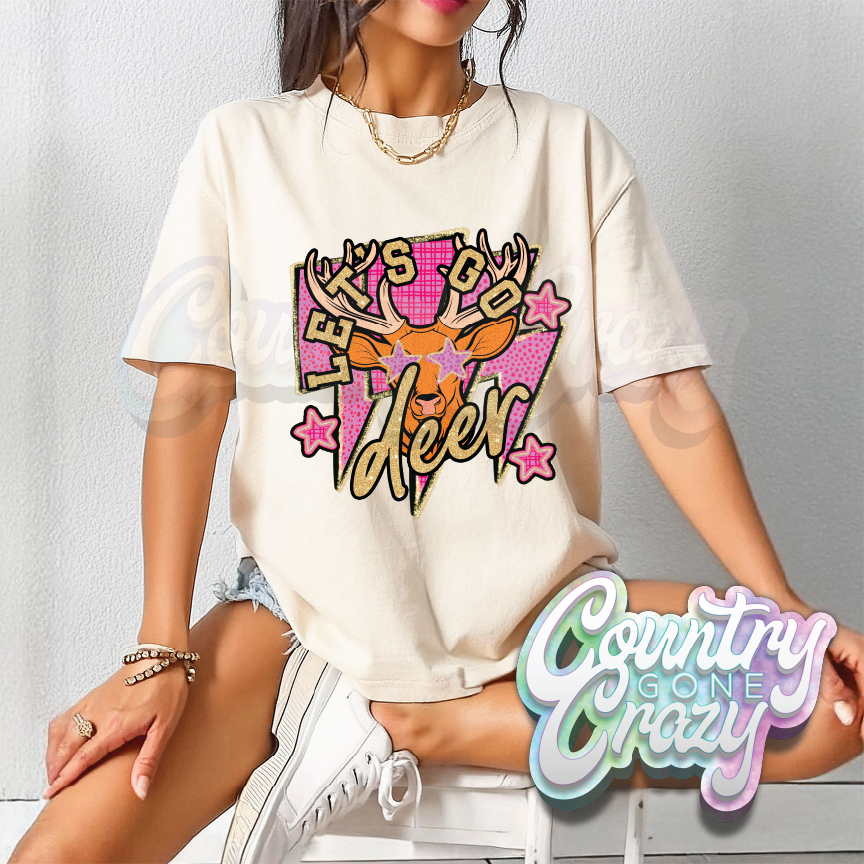SHIMMER LET'S GO // DEER T-SHIRT