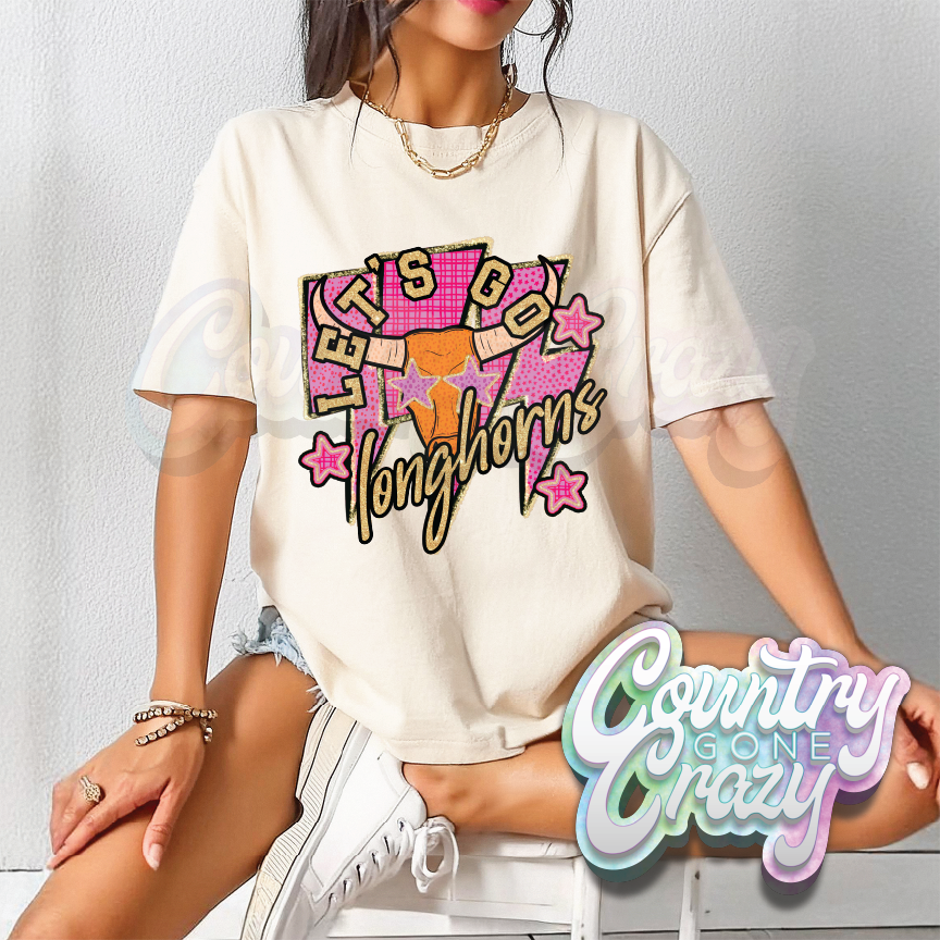 SHIMMER LET'S GO // LONGHORNS T-SHIRT