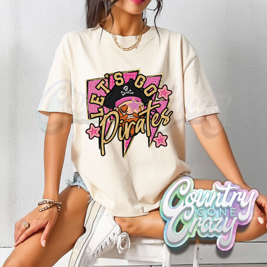SHIMMER LET'S GO // PIRATES T-SHIRT-Country Gone Crazy-Country Gone Crazy