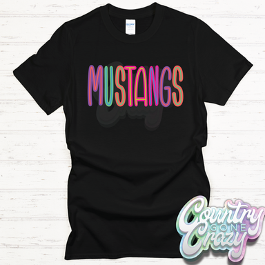 Mustangs Bright T-Shirt-Country Gone Crazy-Country Gone Crazy