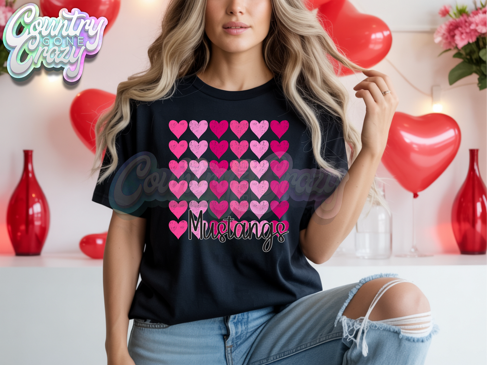 MUSTANGS - LOVE STRUCK - T-SHIRT-Country Gone Crazy-Country Gone Crazy