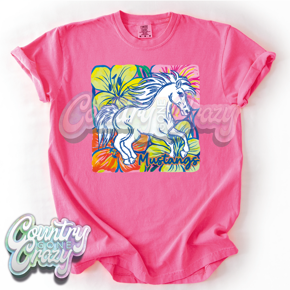 Mustangs // Paradise // Comfort Colors-Country Gone Crazy-Country Gone Crazy