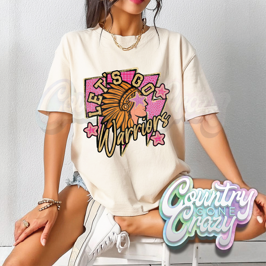 SHIMMER LET'S GO // WARRIORS T-SHIRT