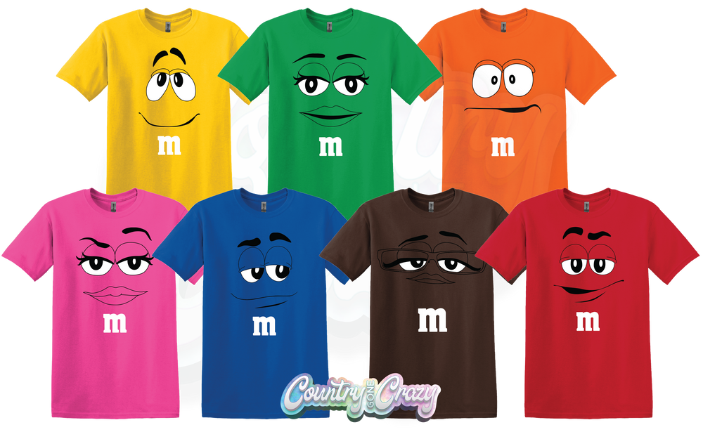 M&Ms - HALLOWEEN T-SHIRTS-Country Gone Crazy-Country Gone Crazy