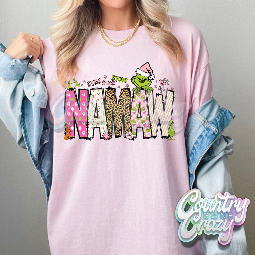 Namaw - Pink Grinch - T-Shirt-Country Gone Crazy-Country Gone Crazy