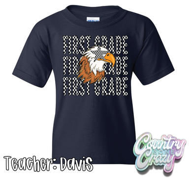 TEACHER: DAVIS // ESS FIRST GRADE CLASS SHIRT-Country Gone Crazy-Country Gone Crazy