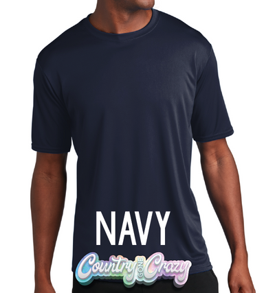 Adult Dri Fit - Navy-Port & Company-Country Gone Crazy