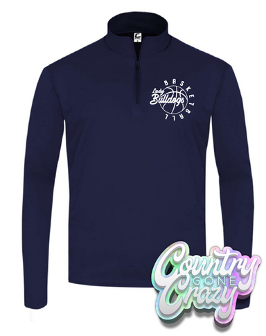 Lady Bulldogs - Navy - Pullover-Port & Company-Country Gone Crazy