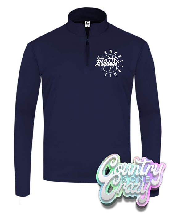 Lady Bulldogs - Navy - Pullover-Port & Company-Country Gone Crazy