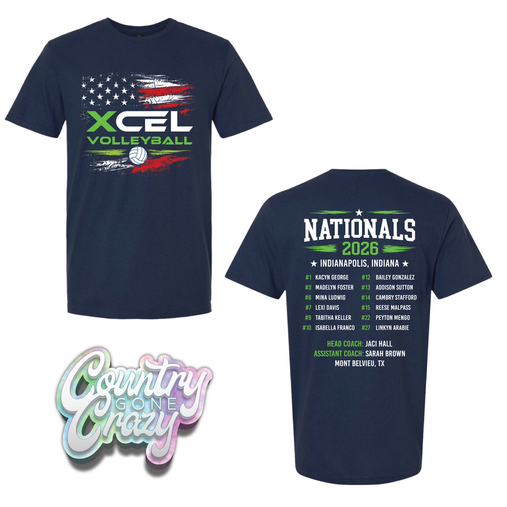 XCEL VOLLEYBALL NATIONALS 2026 - T-SHIRT