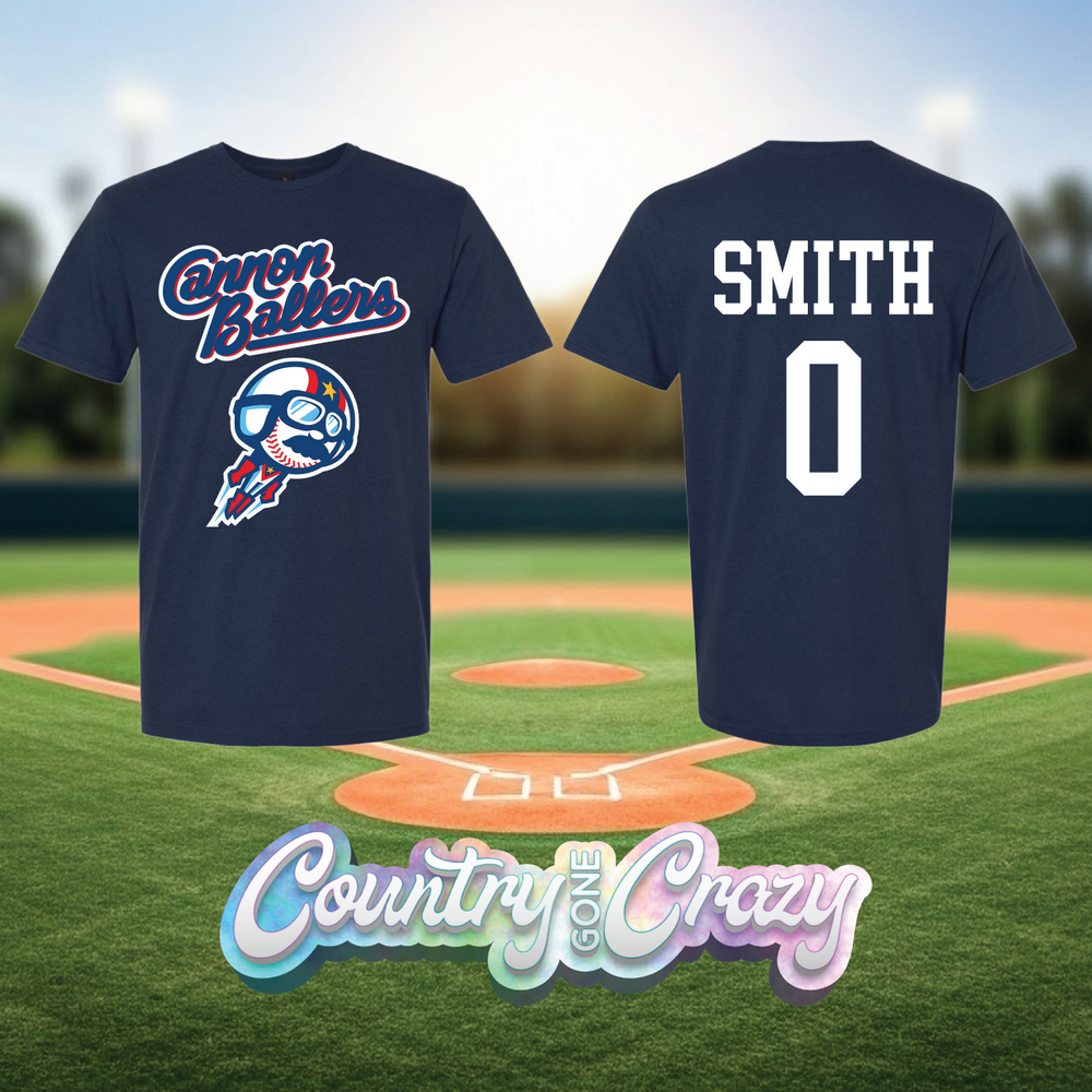 CANNON BALLERS T-SHIRT-Country Gone Crazy-Country Gone Crazy