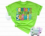 School's Out For The Summer - Neon Green T-Shirt-Country Gone Crazy-Country Gone Crazy