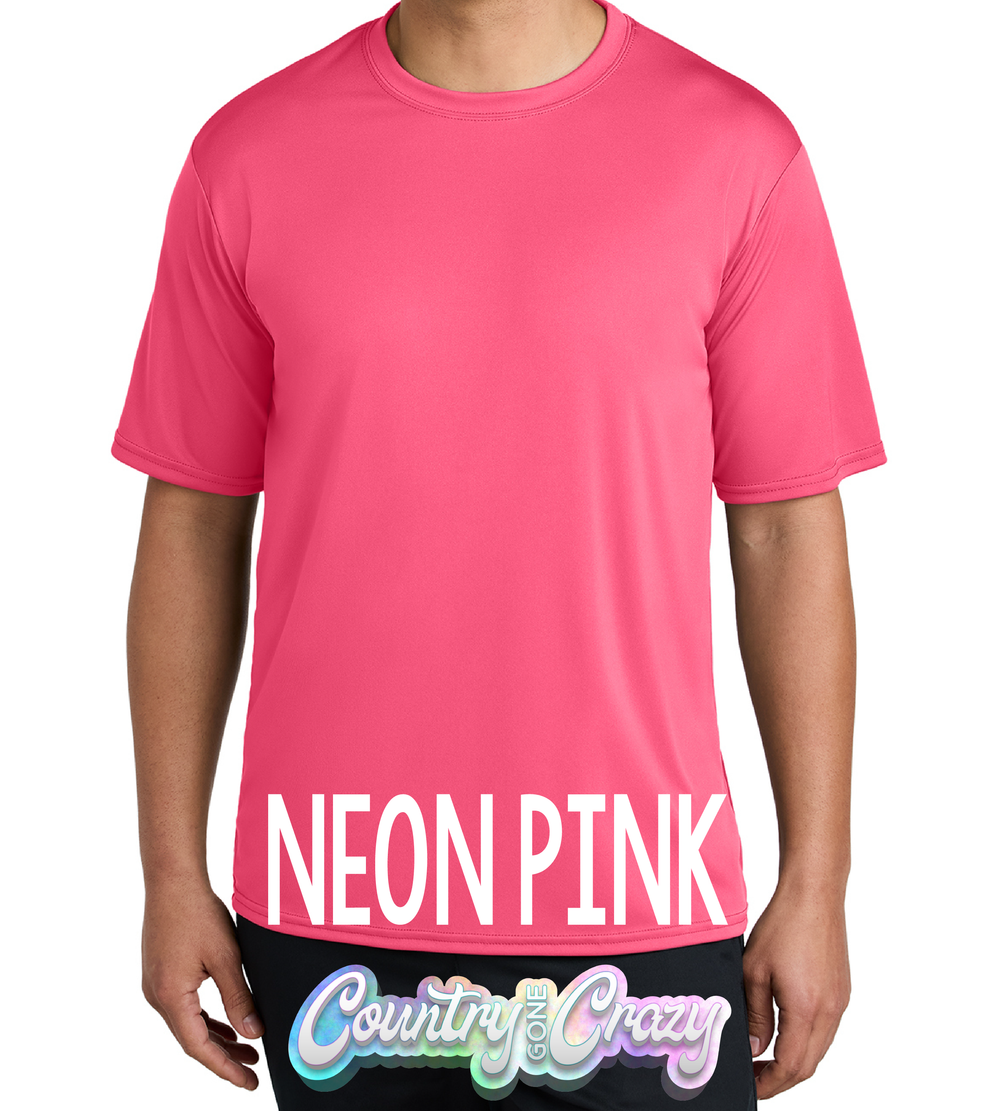 Adult Dri Fit - Neon Pink-Port & Company-Country Gone Crazy