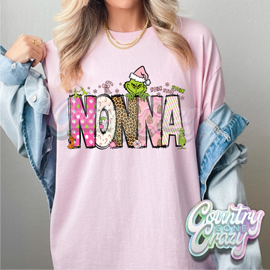 Nonna - Pink Grinch - T-Shirt-Country Gone Crazy-Country Gone Crazy