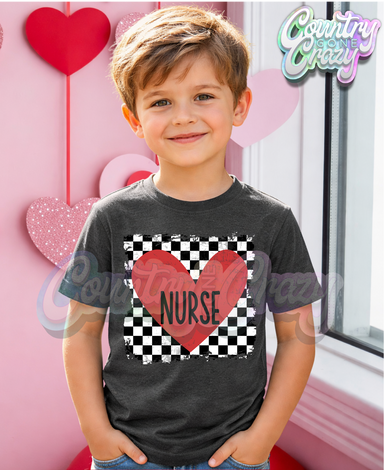 HEART OF A • NURSE • T-Shirt-Country Gone Crazy-Country Gone Crazy