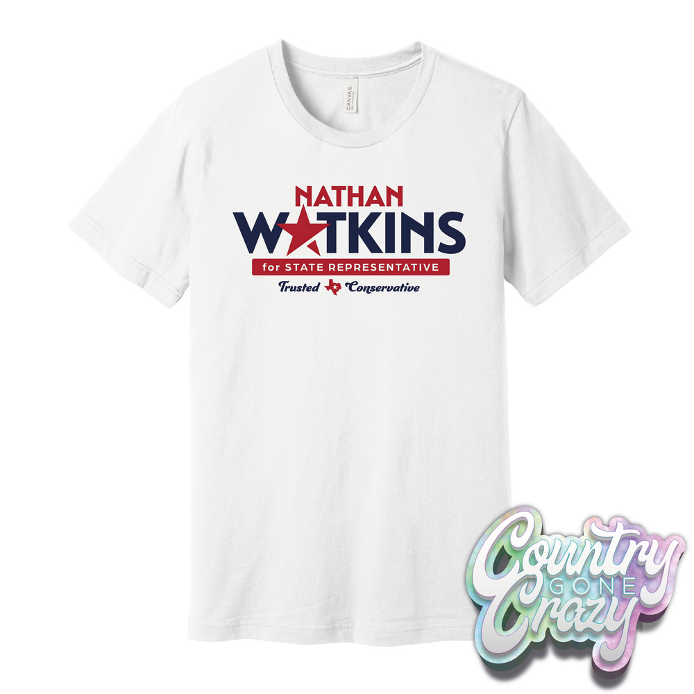 Bella Canvas T-Shirt - Nathan Watkins-Country Gone Crazy-Country Gone Crazy