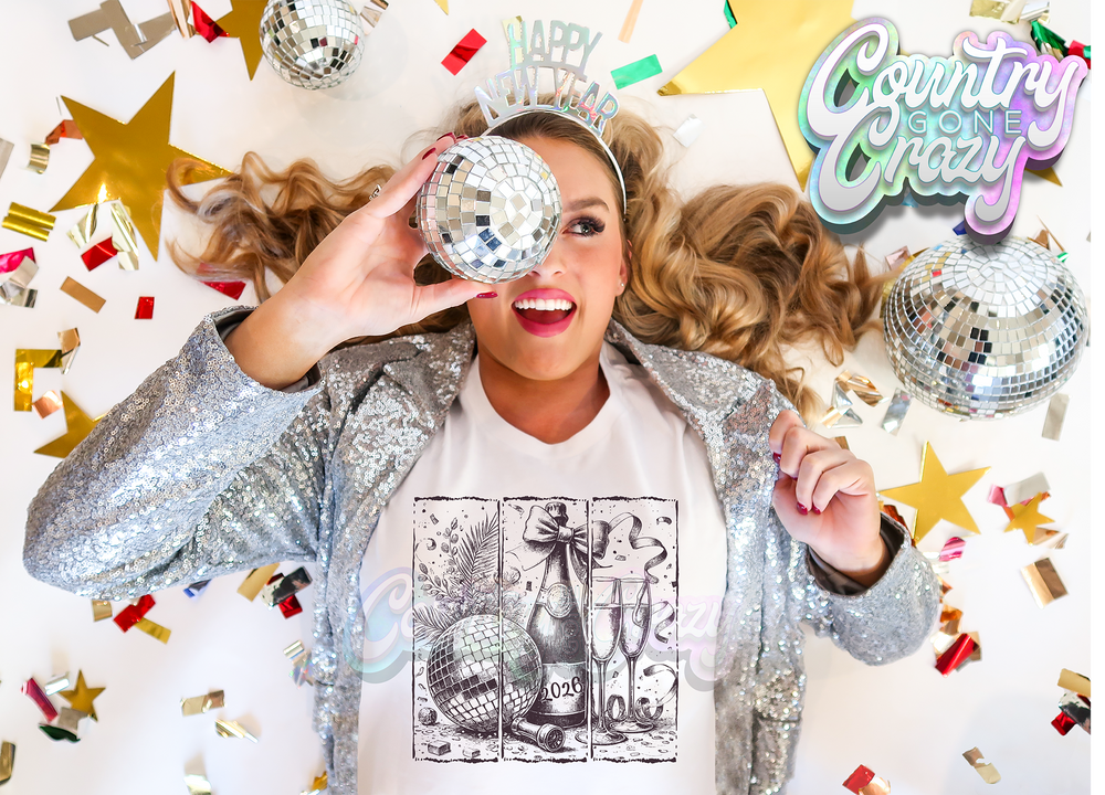 NEW YEAR - DARK GREY - T-Shirt-Country Gone Crazy-Country Gone Crazy