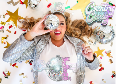 WAKE ME WHEN THE BALL DROPS - T-Shirt-Country Gone Crazy-Country Gone Crazy