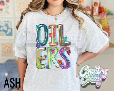 Oilers • Splash • T-Shirt-Country Gone Crazy-Country Gone Crazy