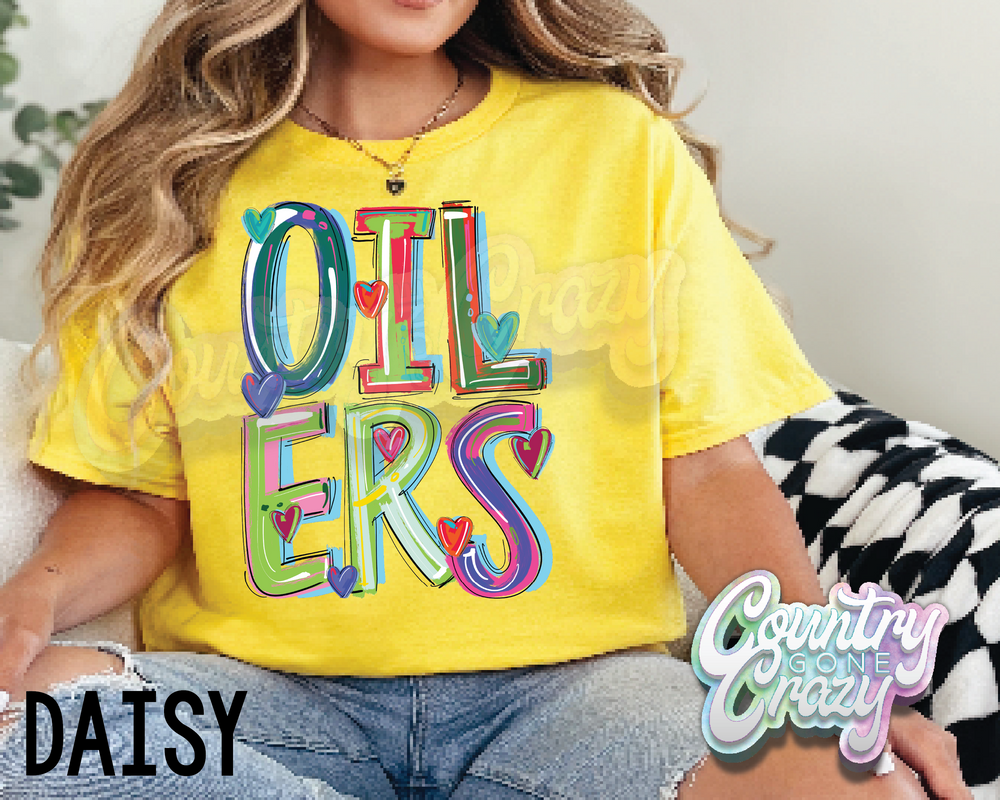 Oilers • Splash • T-Shirt-Country Gone Crazy-Country Gone Crazy