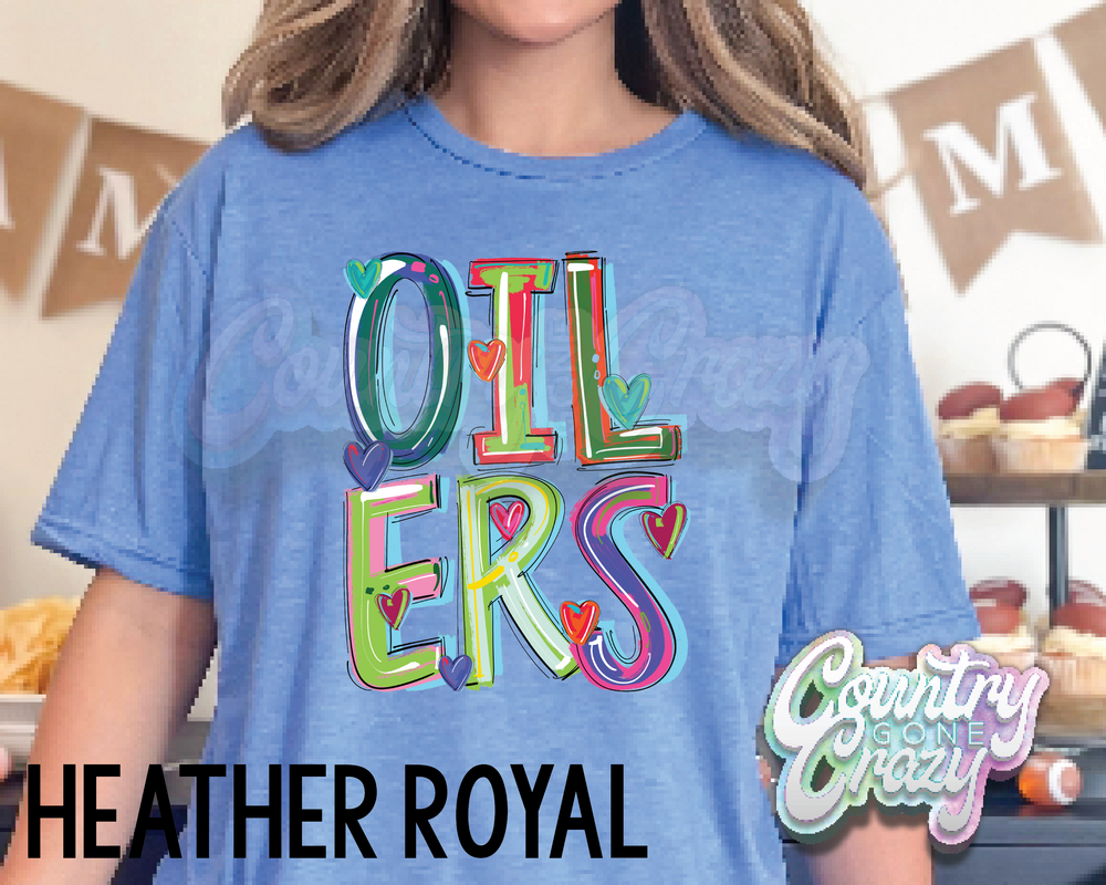 Oilers • Splash • T-Shirt-Country Gone Crazy-Country Gone Crazy