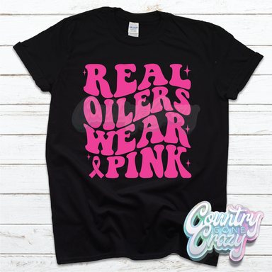 Oilers Breast Cancer T-Shirt-Country Gone Crazy-Country Gone Crazy