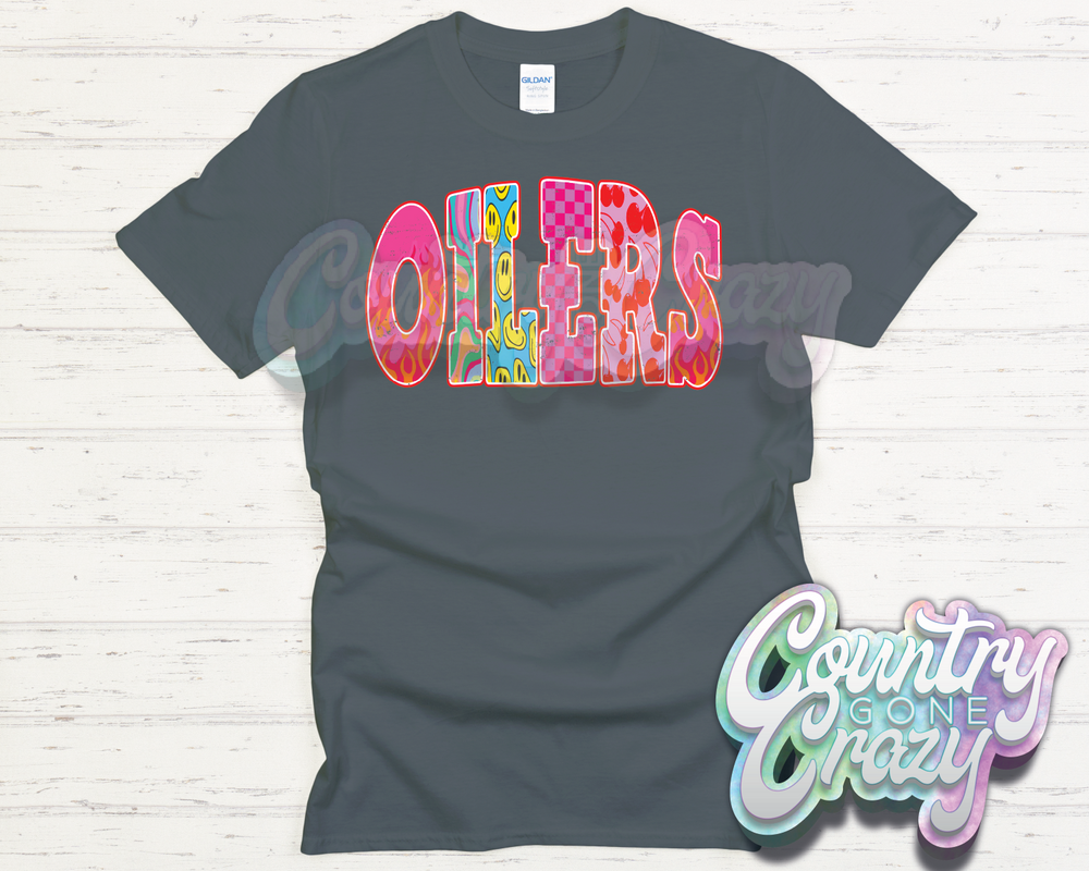 OILERS // GOOD VIBES // T-Shirt-Country Gone Crazy-Country Gone Crazy