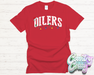 OILERS - CHRISTMAS LIGHTS - T-SHIRT-Country Gone Crazy-Country Gone Crazy