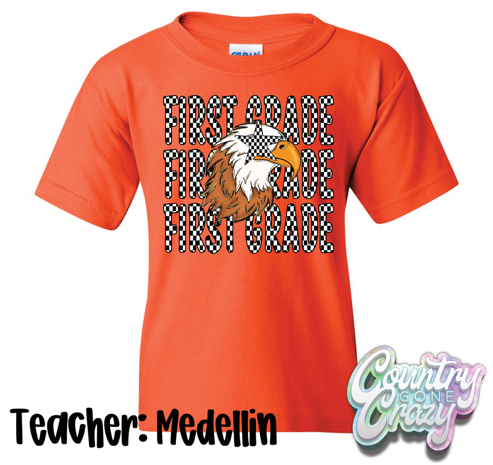 TEACHER: MEDELLIN // ESS FIRST GRADE CLASS SHIRT-Country Gone Crazy-Country Gone Crazy
