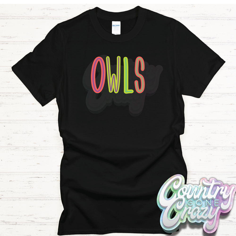 Owls Bright T-Shirt-Country Gone Crazy-Country Gone Crazy