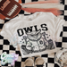 Owls ~ Letterman ~ Natural T-Shirt-Country Gone Crazy-Country Gone Crazy