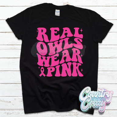 Owls Breast Cancer T-Shirt-Country Gone Crazy-Country Gone Crazy