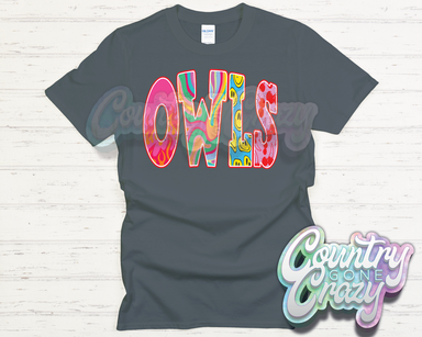 OWLS // GOOD VIBES // T-Shirt-Country Gone Crazy-Country Gone Crazy