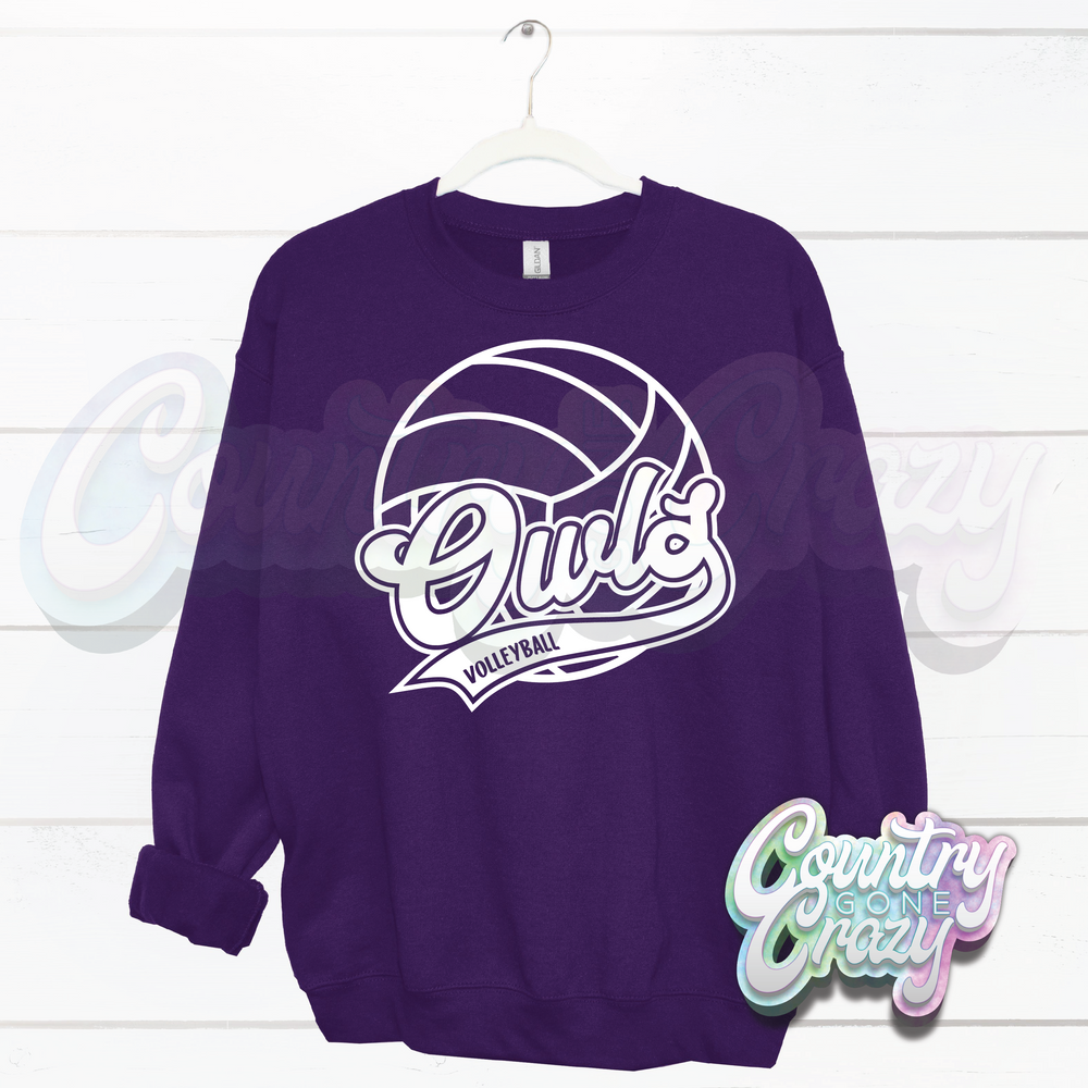 OWLS / ATHLETICS / VOLLEYBALL - SWEATSHIRTS-Country Gone Crazy-Country Gone Crazy