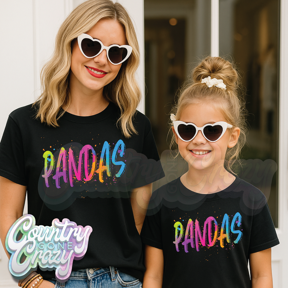 PANDAS •• SPLISH SPLASH T-SHIRT-Country Gone Crazy-Country Gone Crazy