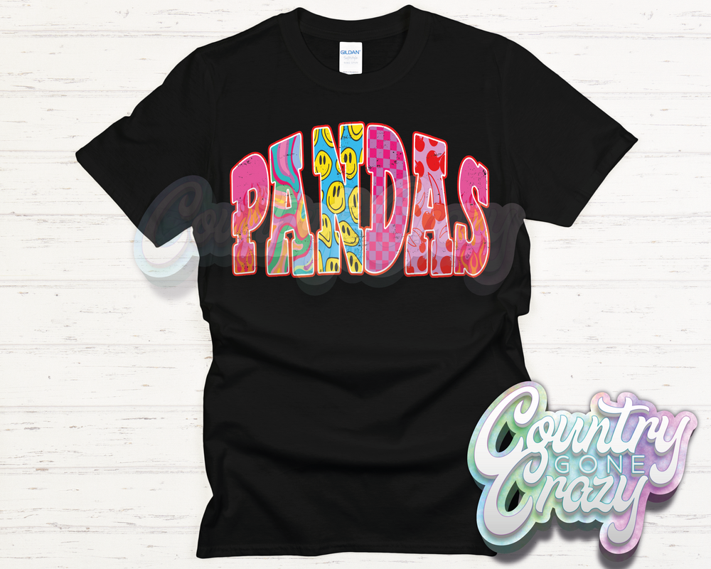 PANDAS // GOOD VIBES // T-Shirt-Country Gone Crazy-Country Gone Crazy