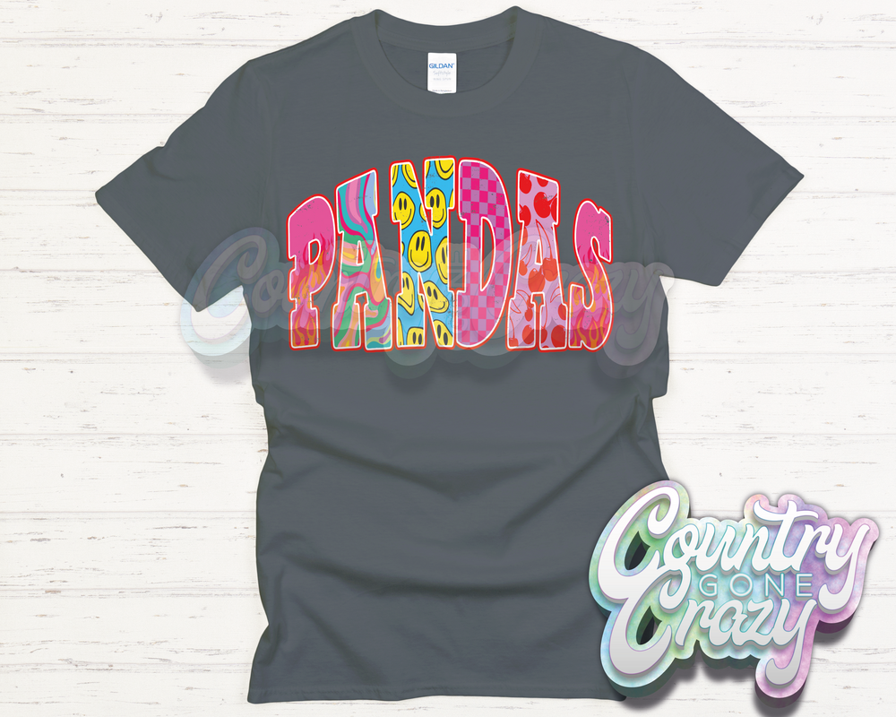 PANDAS // GOOD VIBES // T-Shirt-Country Gone Crazy-Country Gone Crazy